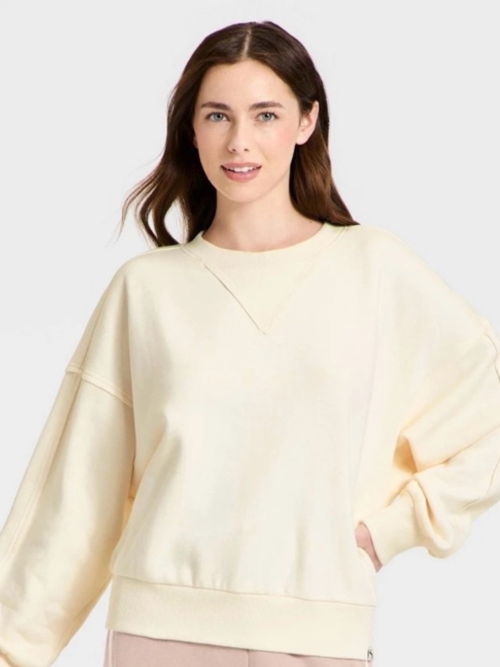 Butter Yellow Women's Crewneck Sweatshirt
